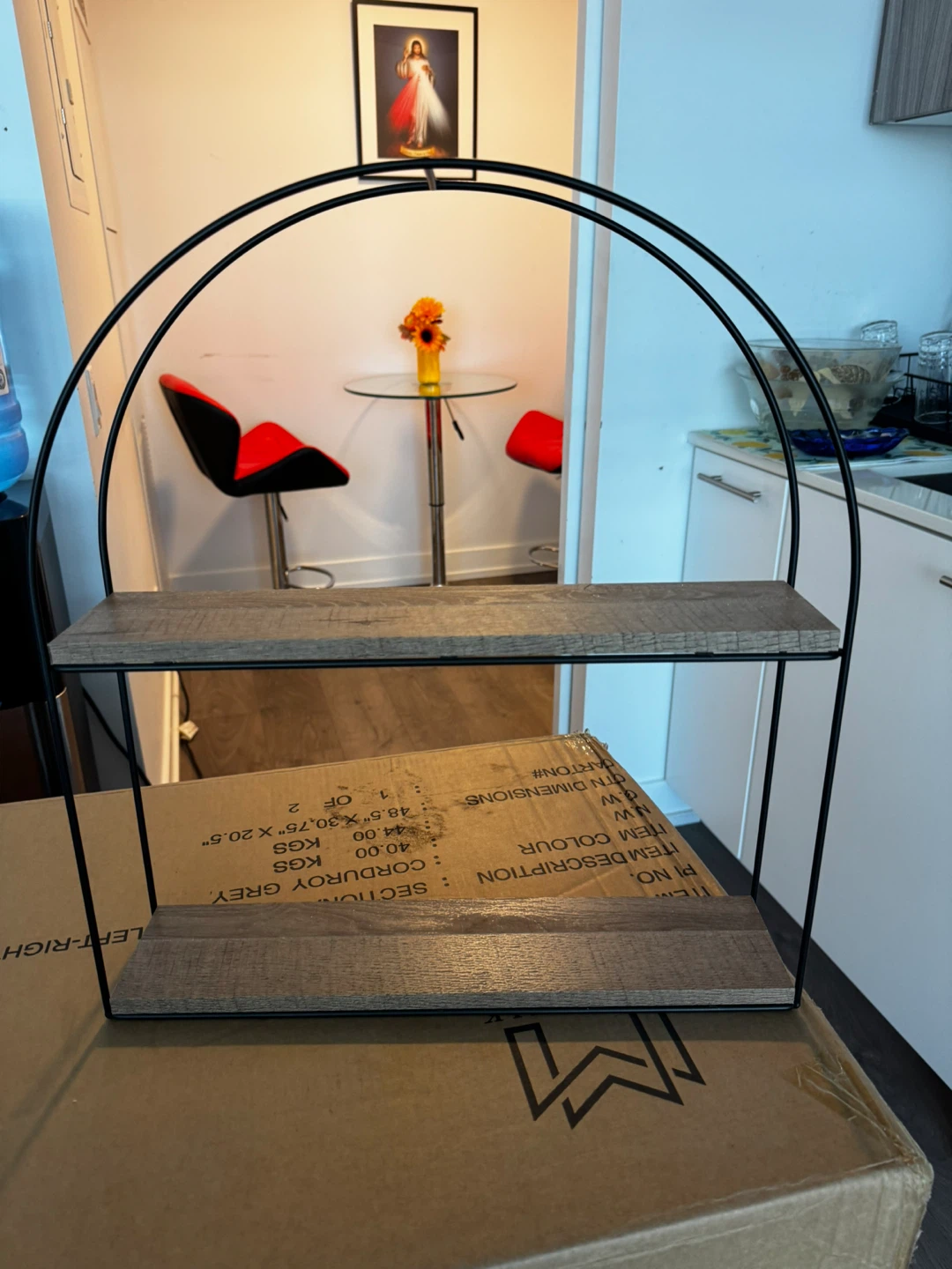 Two-Tier Arch Wall Shelf - photo 2