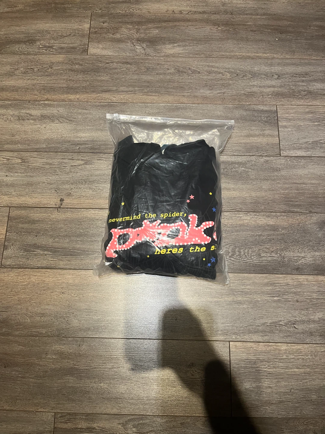 SP5DER Black and pink Hoodie