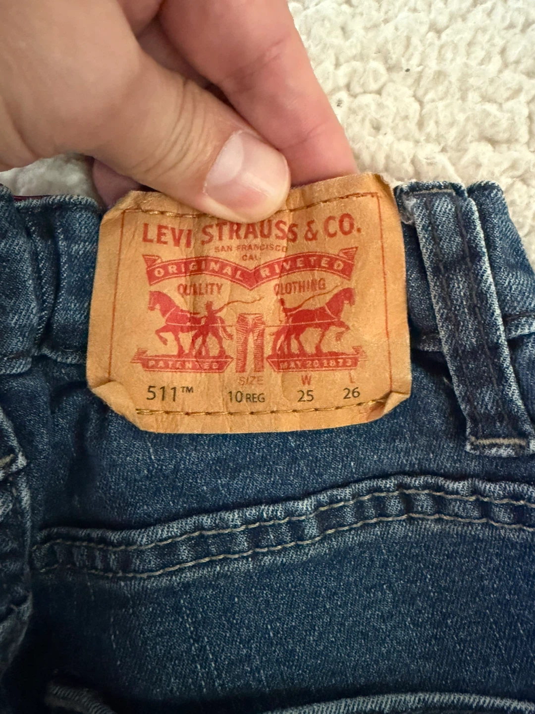 Levi's 511 Slim Fit Jeans Size 10 Regular - photo 5