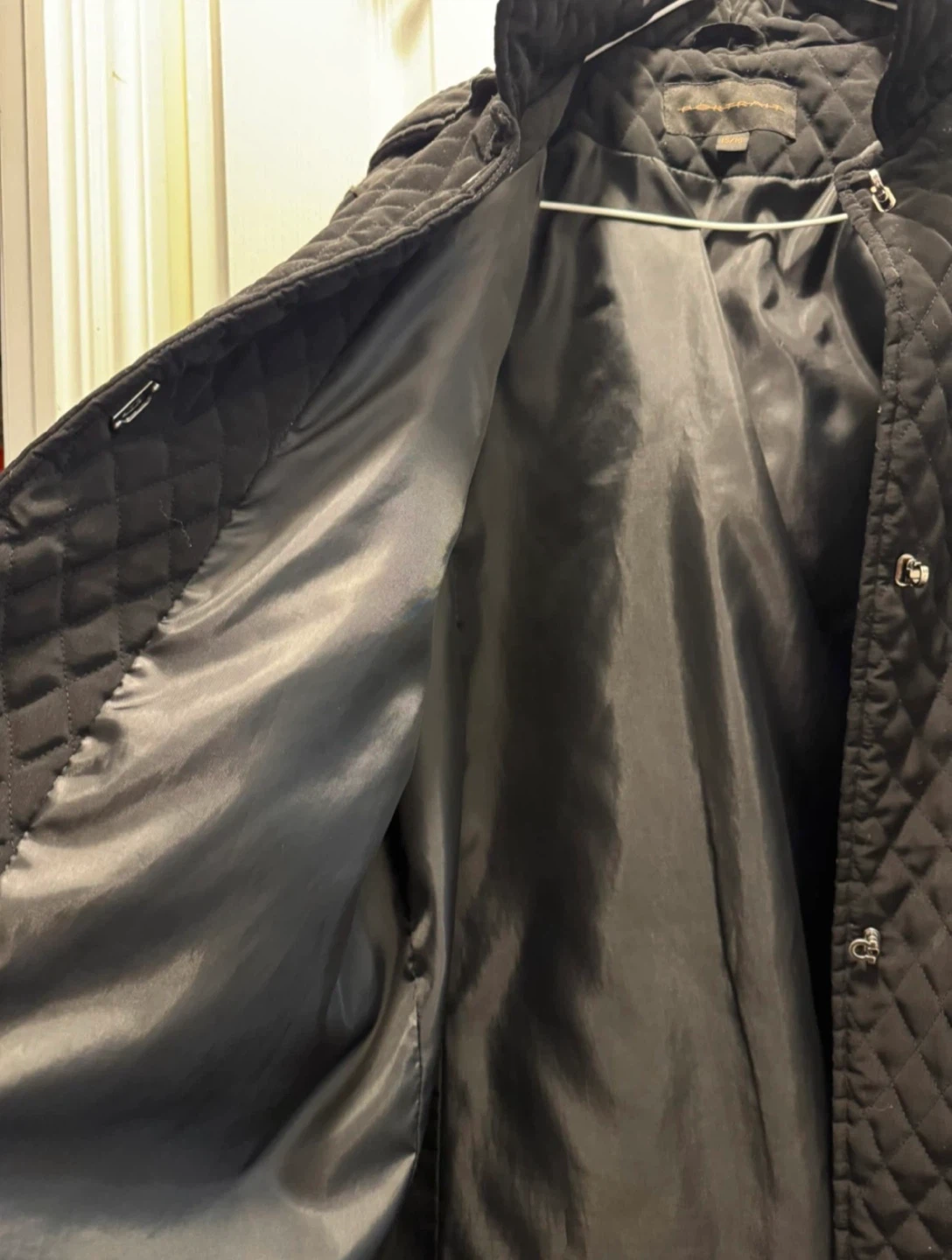 Portrait Black Quilted Coat Size 15/16 - photo 4