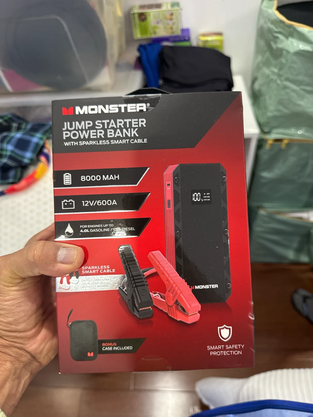 Monster Jump Starter Power Bank 8000mAh
