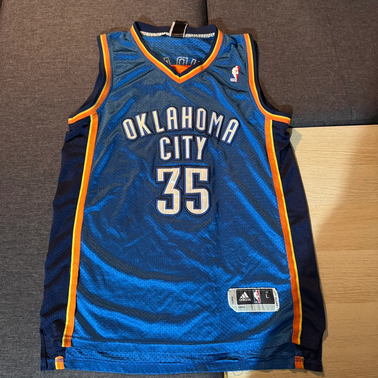 Adidas Oklahoma City Durant #35 Basketball Jersey
