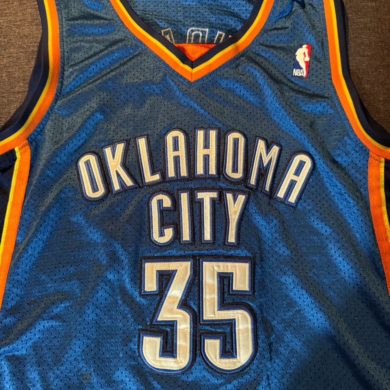 Adidas Oklahoma City Durant #35 Basketball Jersey - photo 2
