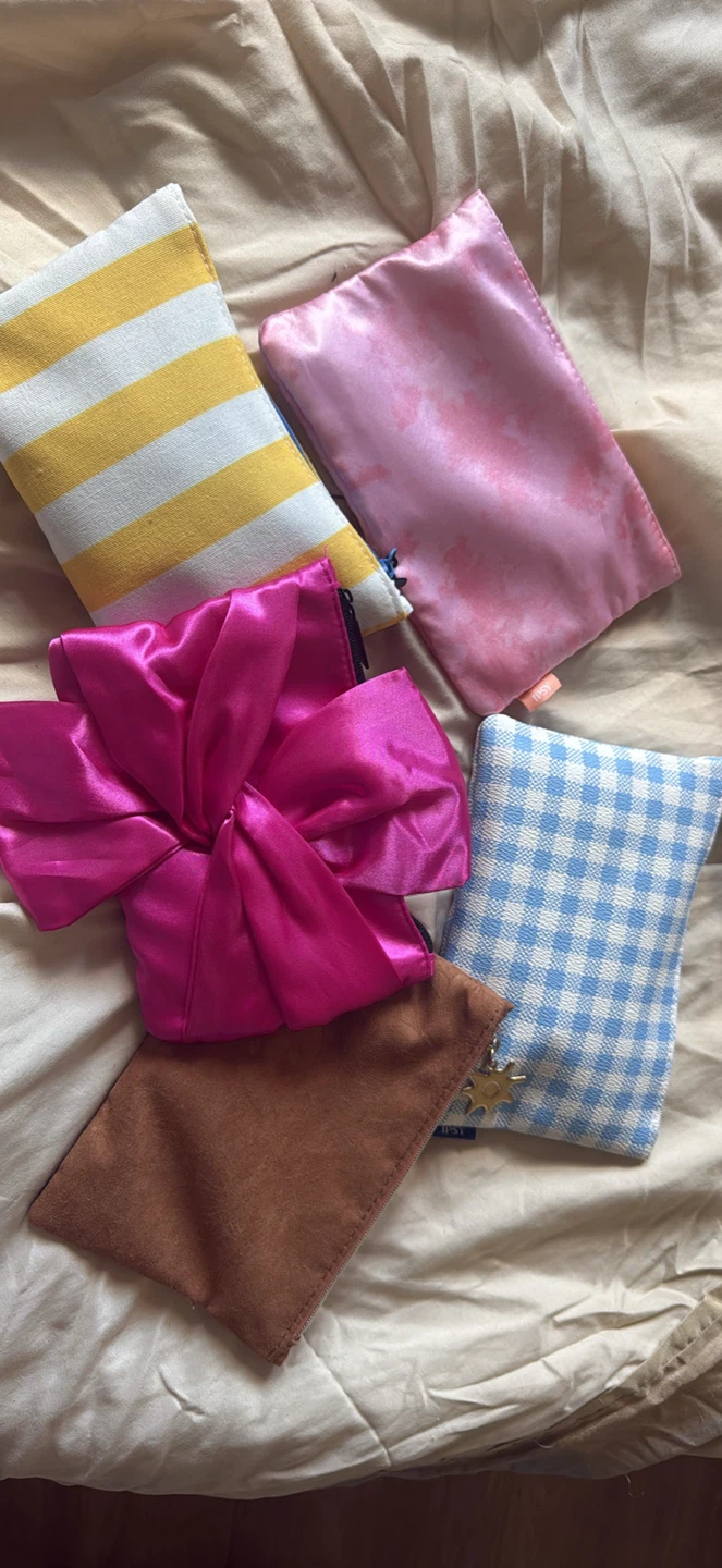 Set of 5 Ipsy Makeup Bags
