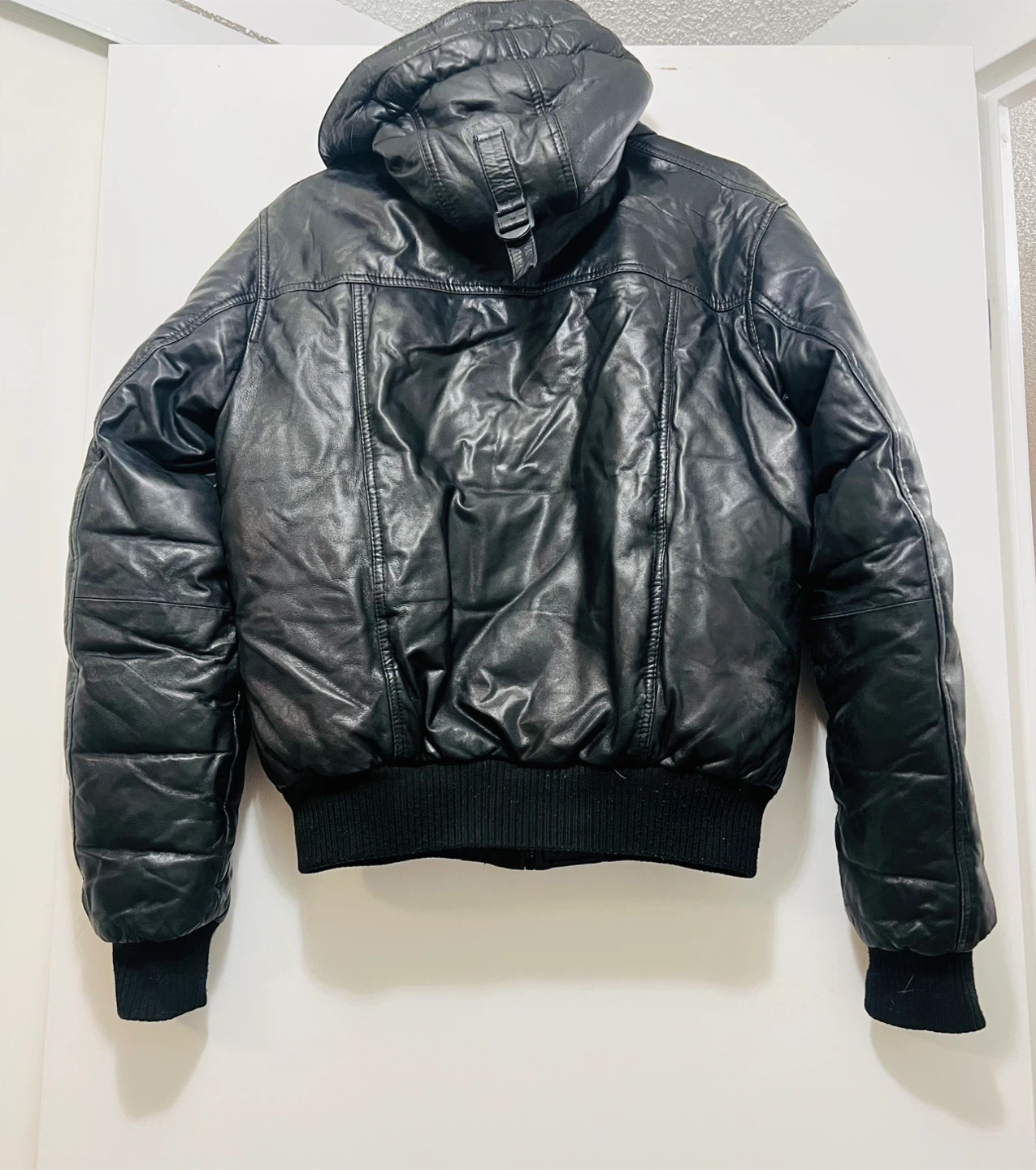 Danier Leather Hooded Winter Bomber - photo 3