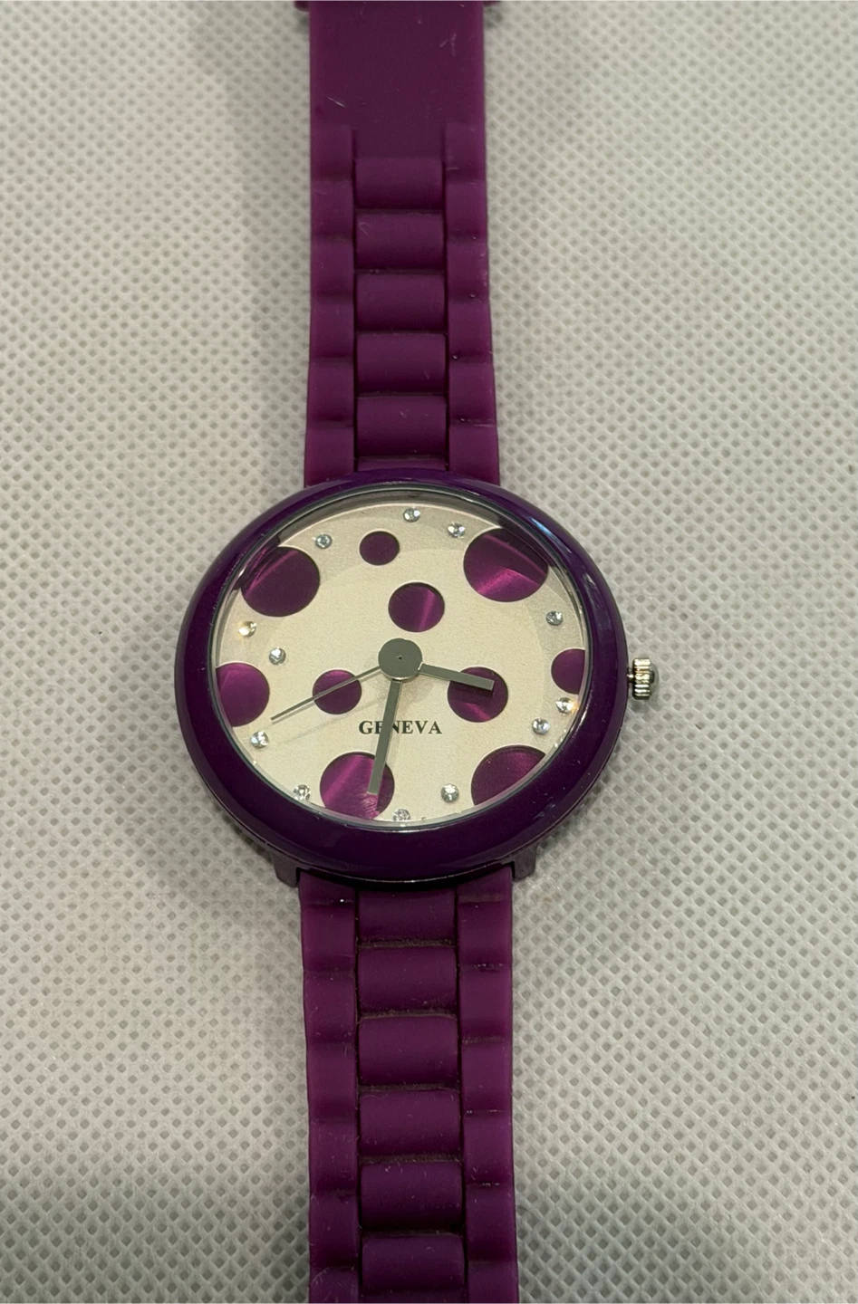 Geneva Polka Dot Purple Watch - photo 2