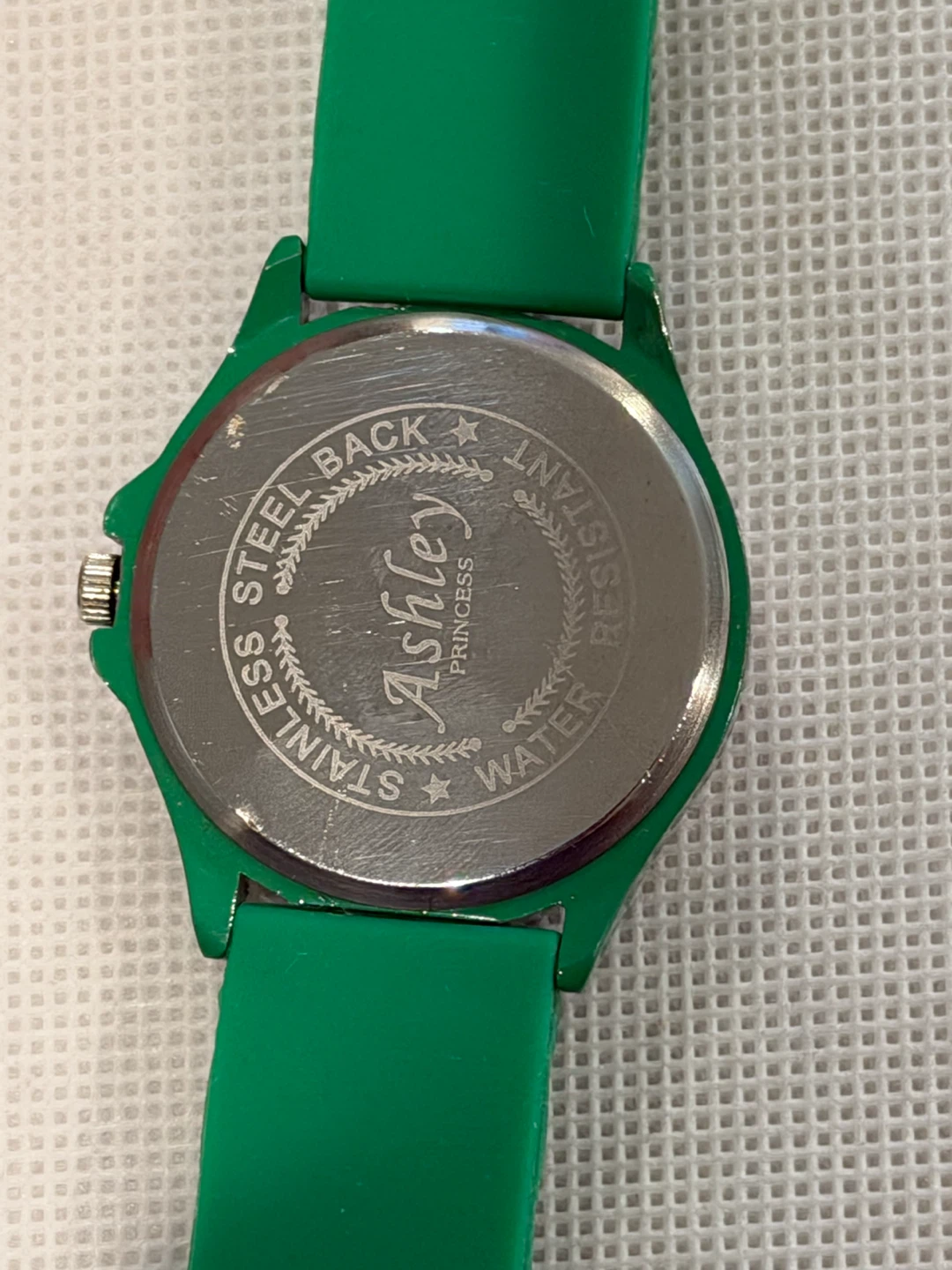 Ashley Princess Green Zebra Print Quartz Watch - photo 2