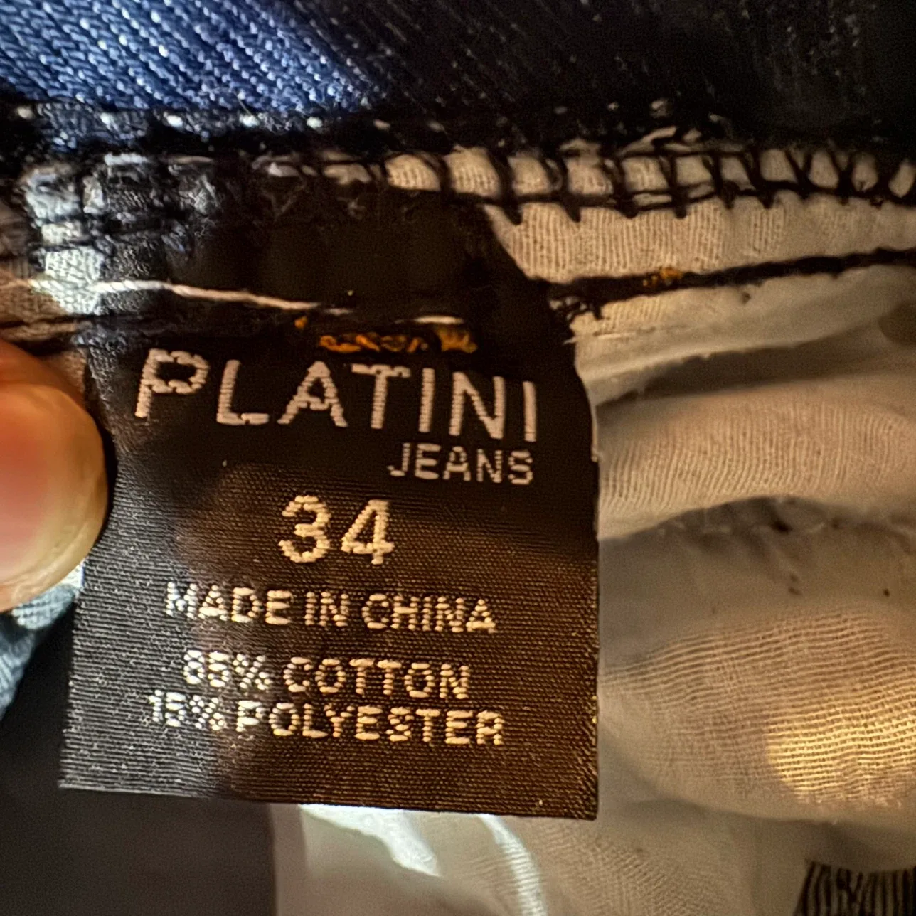 Platini Black Label Jeans Size 34 - photo 4