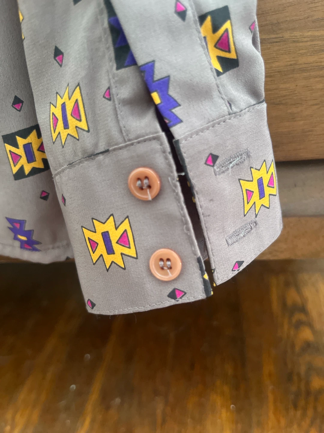 Vintage Regina Porter POP Pattern Blouse - photo 5