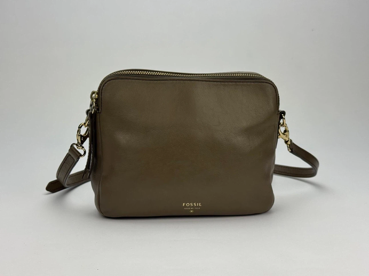Fossil Brown Leather Crossbody Bag - photo 2