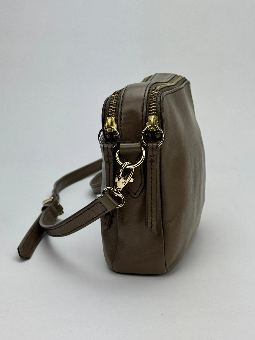 Fossil Brown Leather Crossbody Bag - photo 4