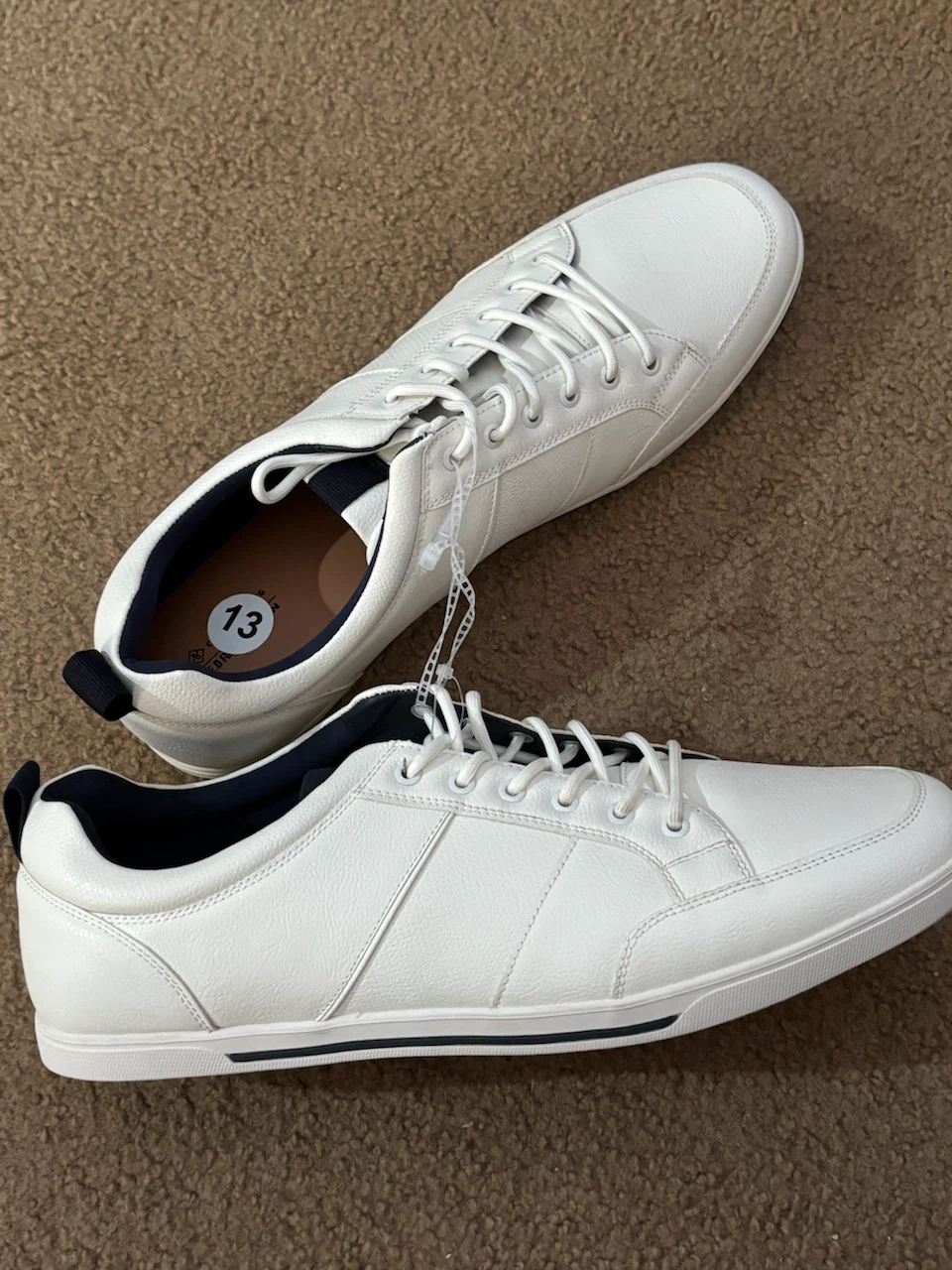 New MENS Call It Spring White Sneakers Size 13