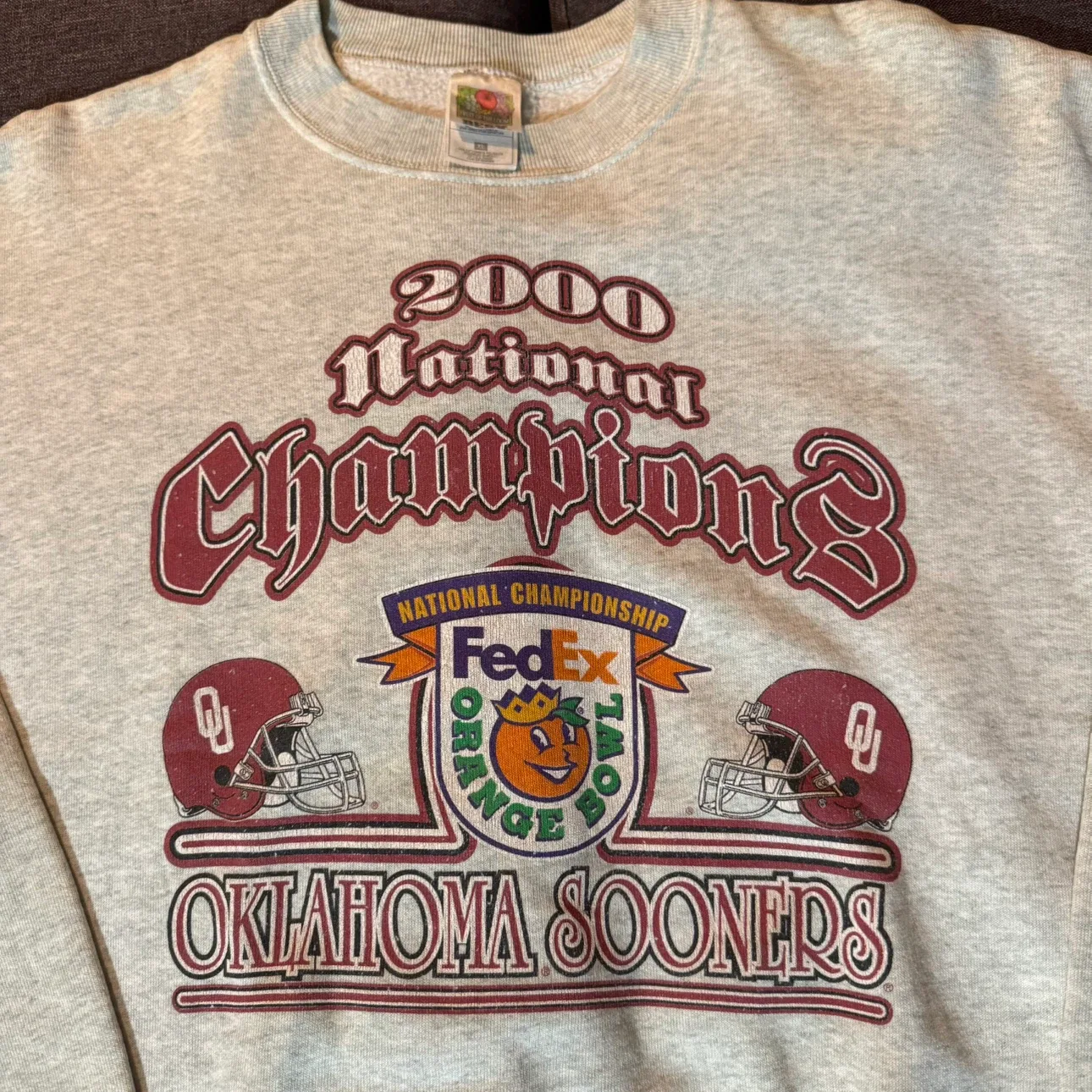 Vintage 2000 Oklahoma Sooners Sweatshirt