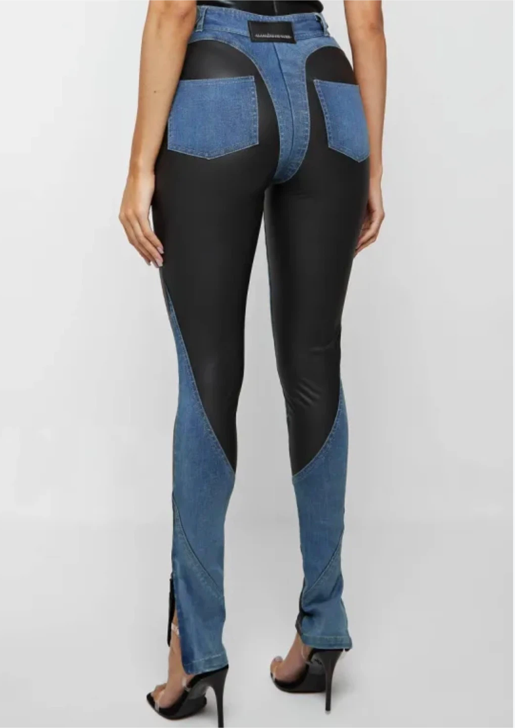 Manière De Voir Vegan Leather Jeans - photo 2