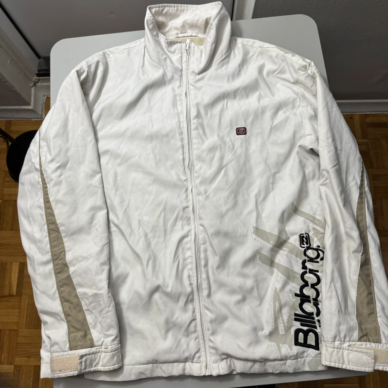 Billabong White Full-Zip Jacket