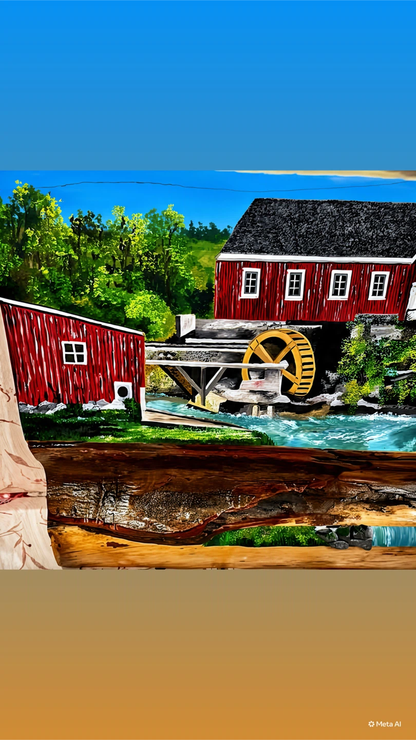 Original 3-D Rustic Original Oil Painting On Wood - photo 2