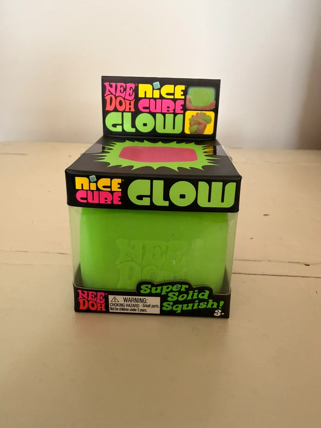 Brand New Authentic Nee Doh Nice Cube Glow Squish Toys - photo 4