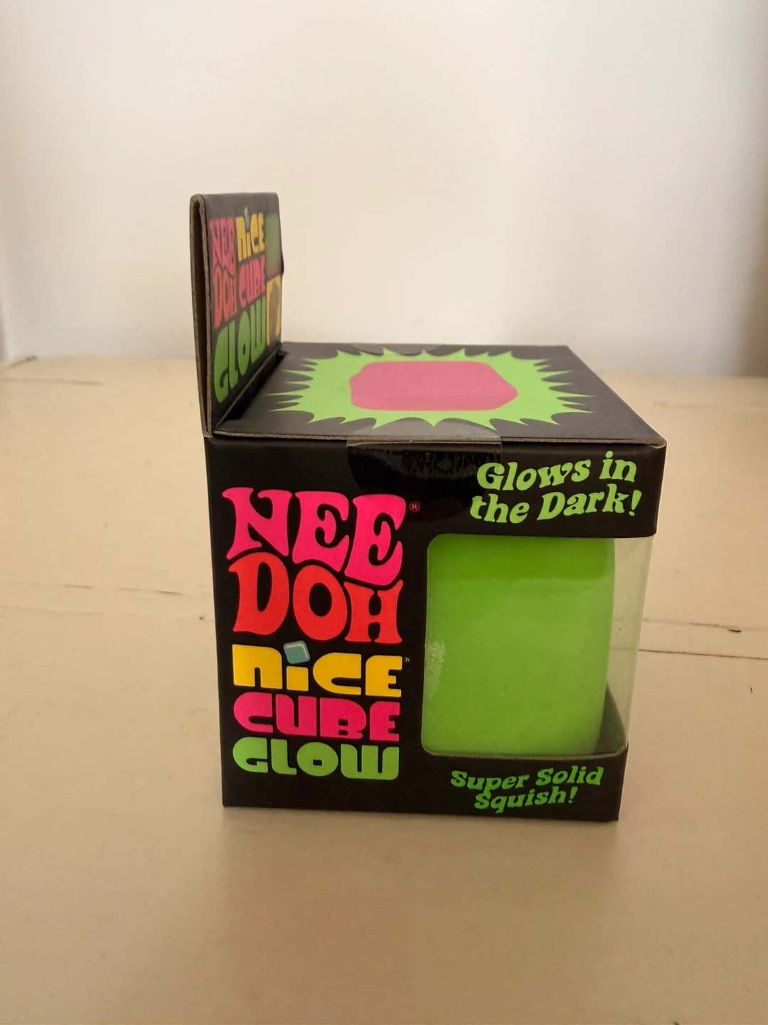 Brand New Authentic Nee Doh Nice Cube Glow Squish Toys - photo 5
