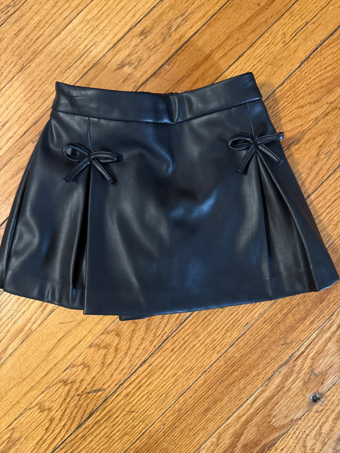 ZARA Faux Leather Skirt - 4 Years - photo 2