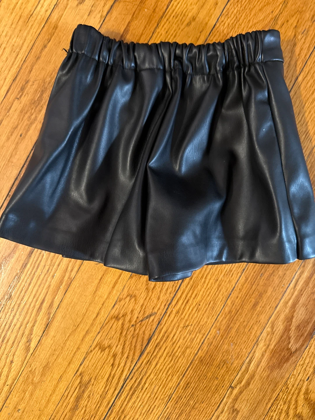 ZARA Faux Leather Skirt - 4 Years - photo 3