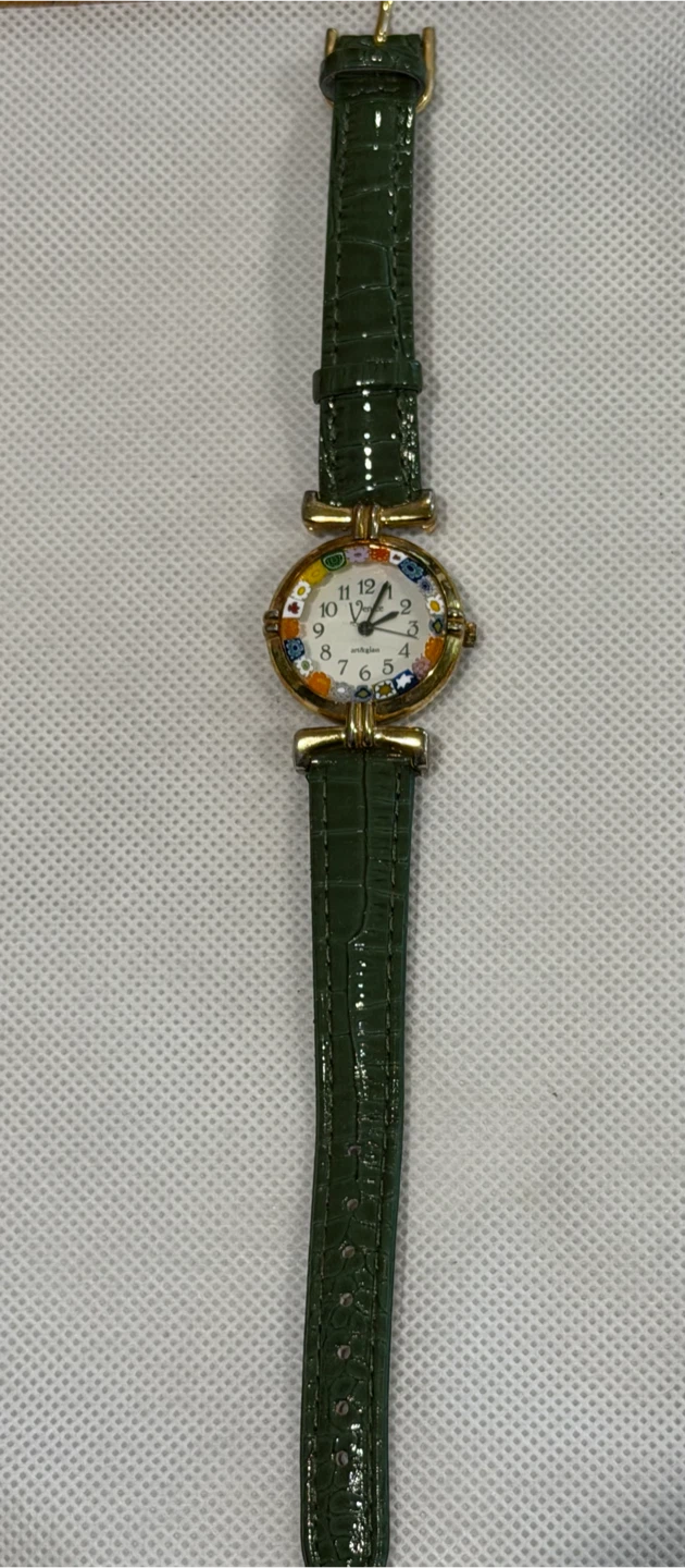 Venice Art & Glass Floral Watch - photo 2