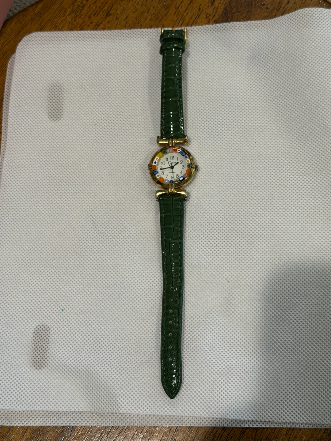 Venice Art & Glass Floral Watch - photo 4