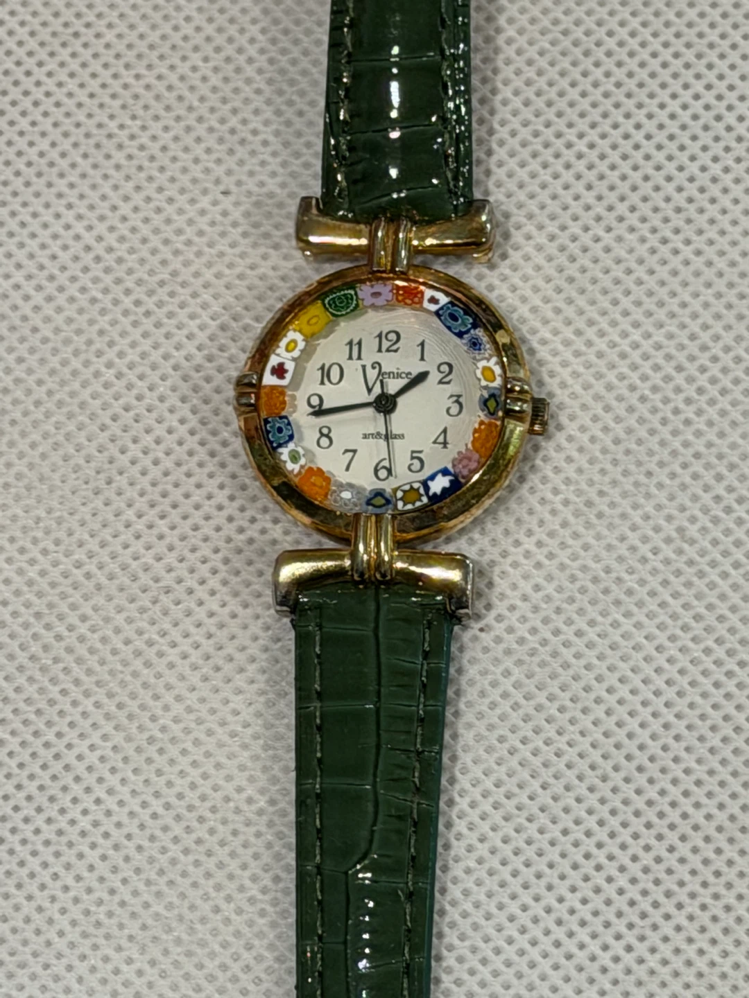 Venice Art & Glass Floral Watch - photo 5