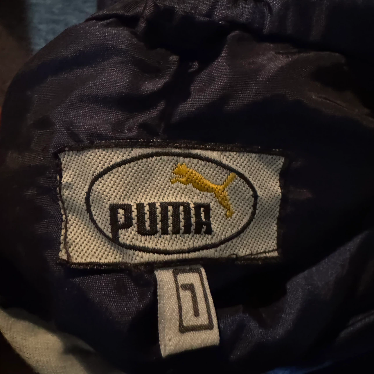 Vintage Navy Blue Puma Track Jacket - photo 3