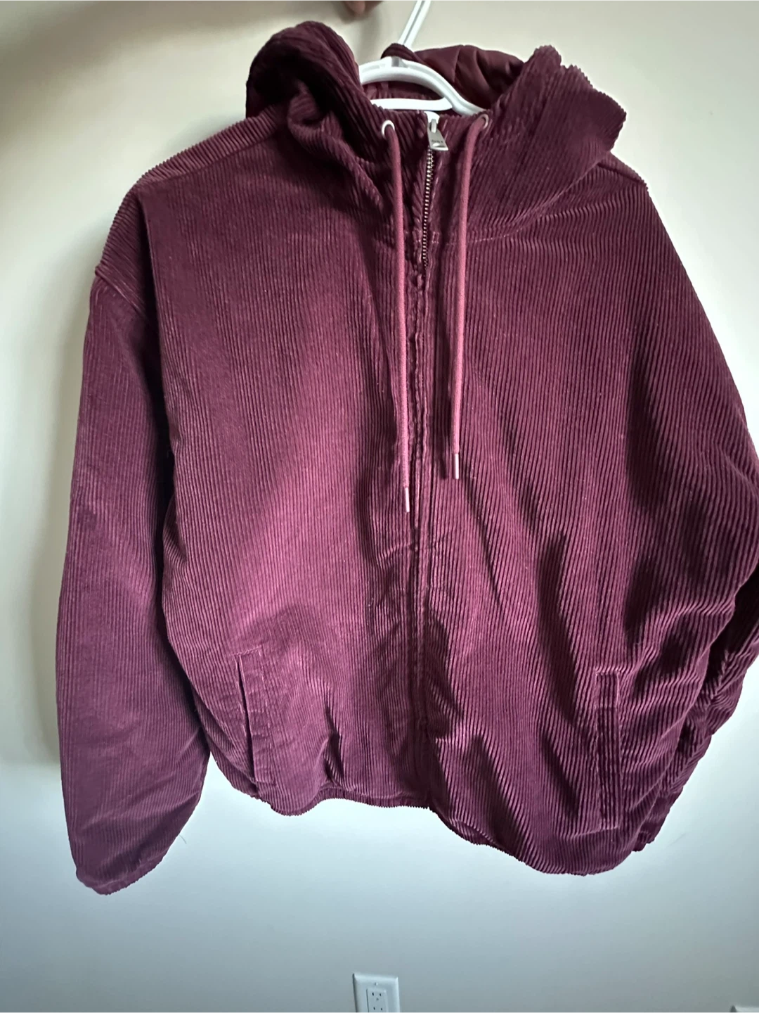 Aritzia Tna Corduroy Zip-Up Hoodie - photo 2