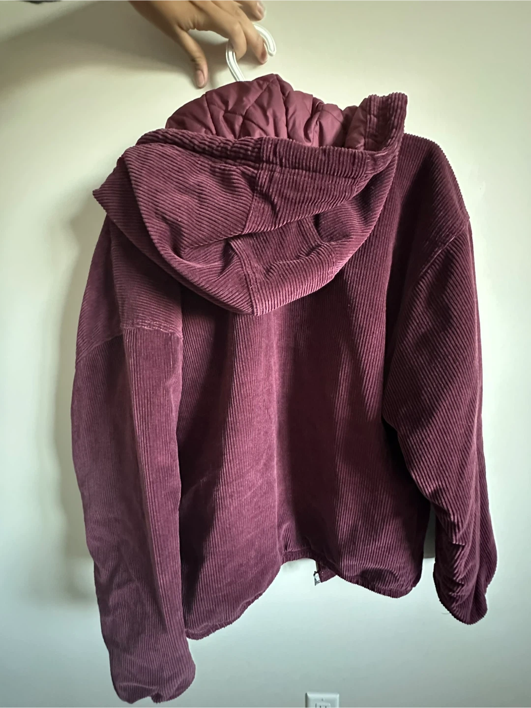 Aritzia Tna Corduroy Zip-Up Hoodie - photo 3