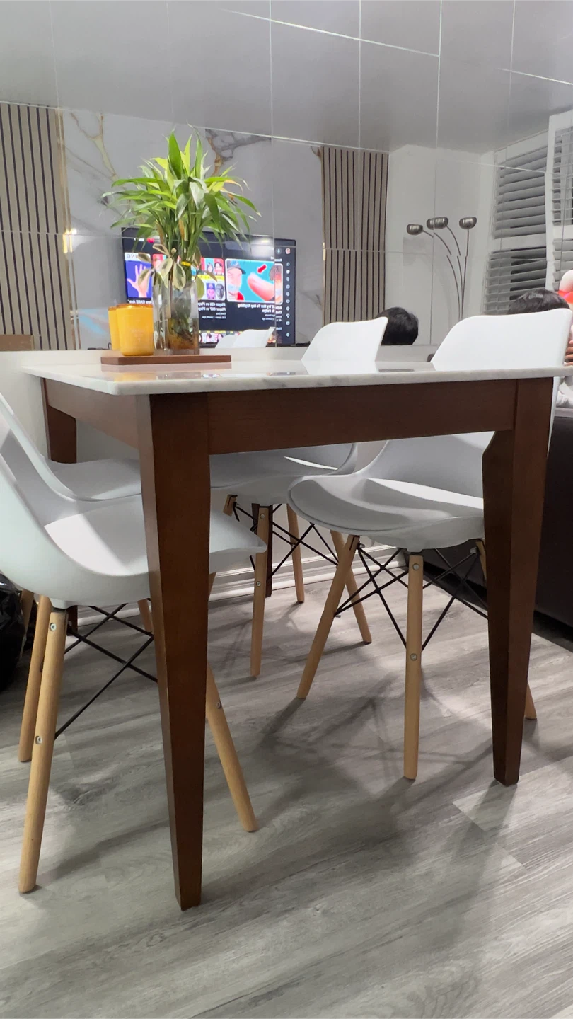 Solid Marble dining table  from structube