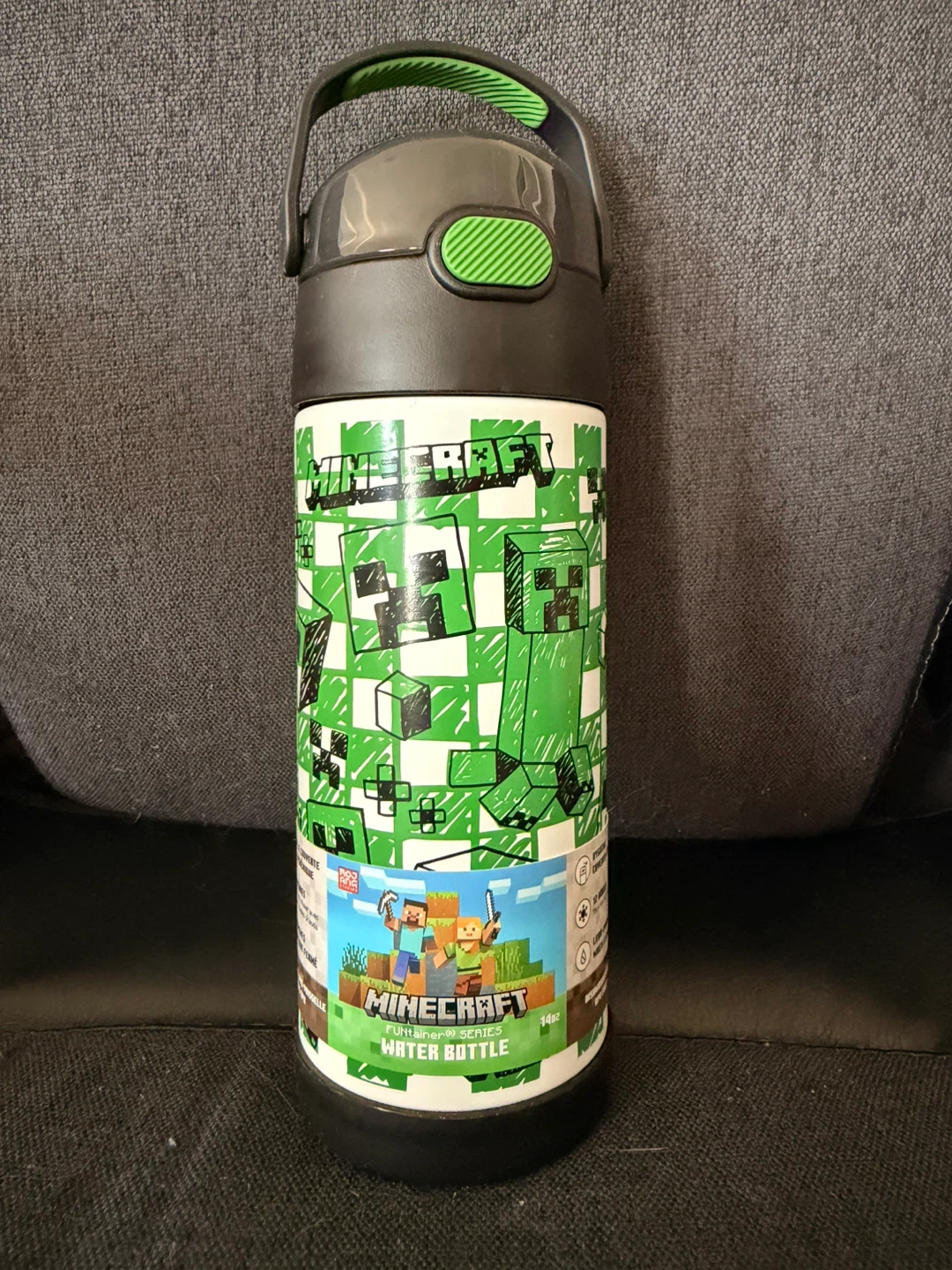 Brand New Thermos Minecraft Water Bottle (14 oz)