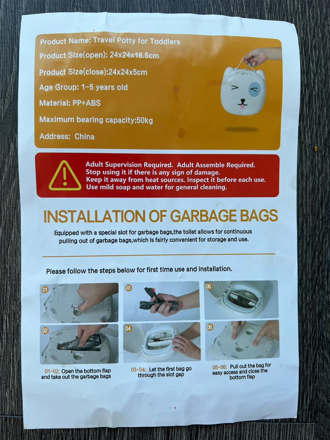 Brand New Portable Travel Potty for Toddlers (Never Used) - photo 3