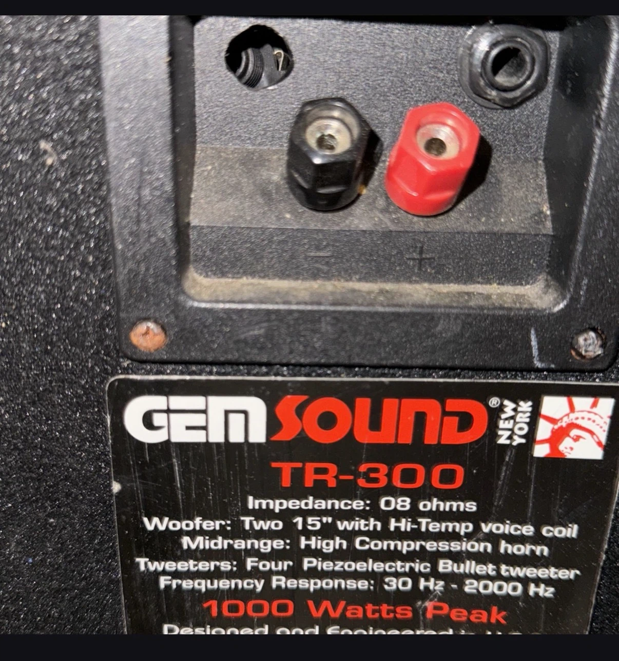 Gem Sound TR-300 Professional PA Speaker - photo 2