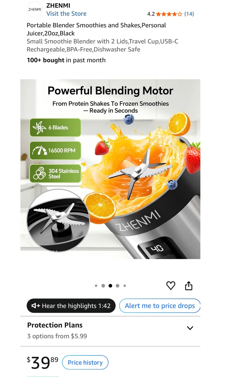 Portable Juicer blender - photo 3