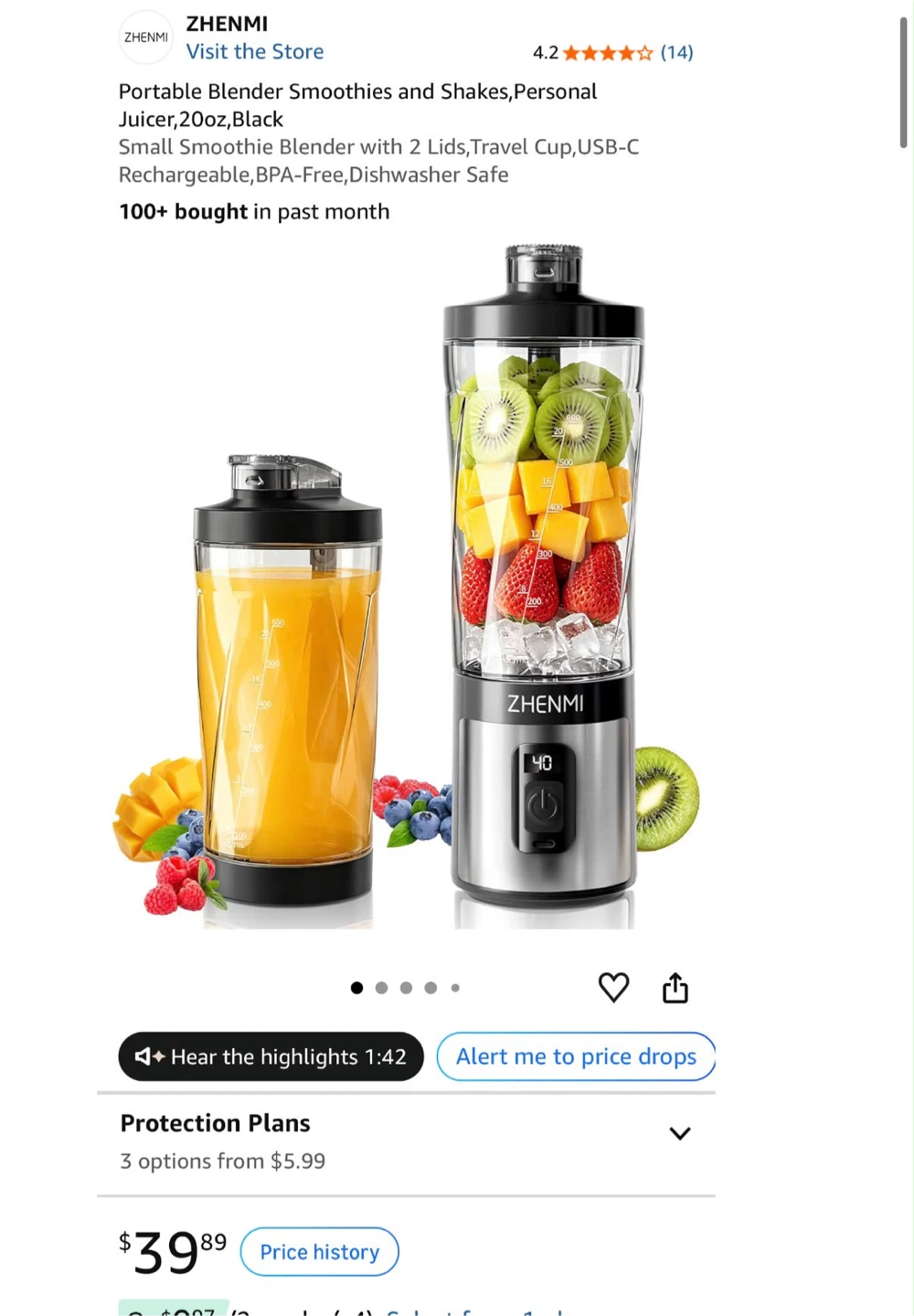 Portable Juicer blender - photo 4