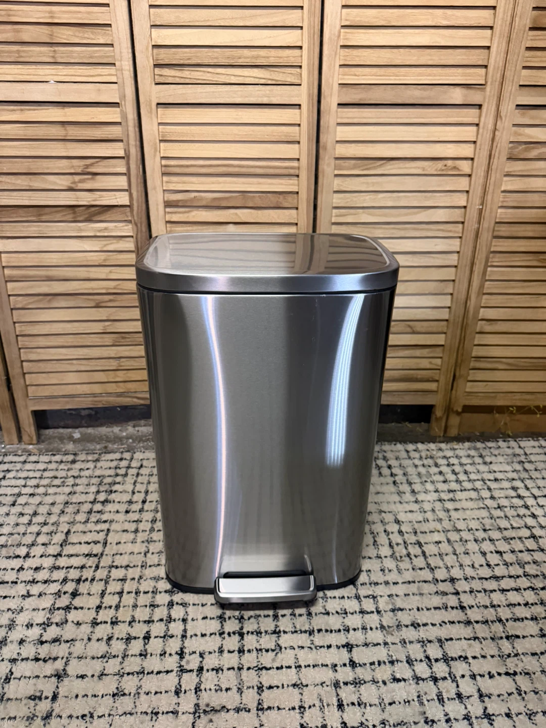 Stainless Steel Step Trash Can