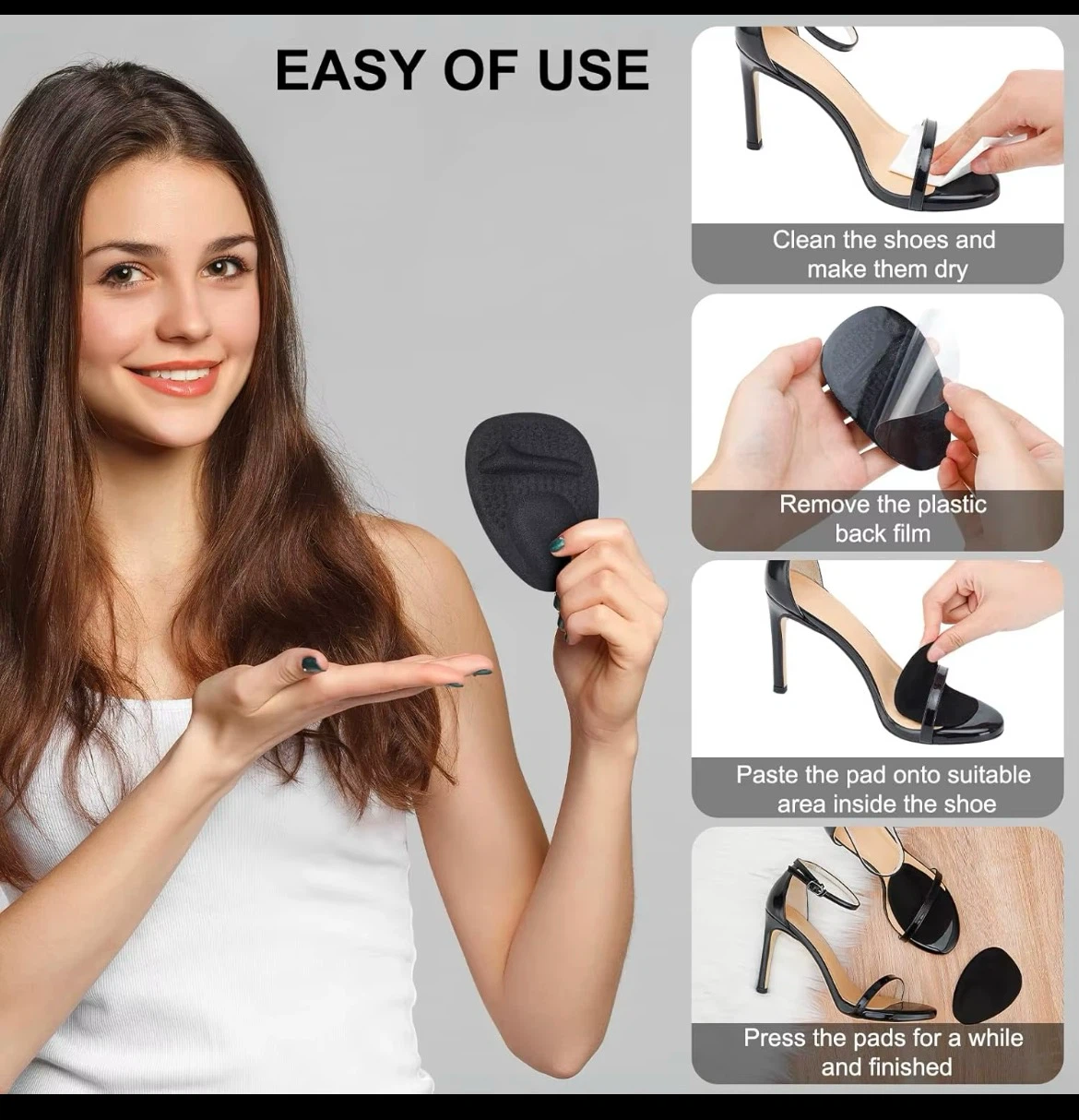 Forefoot Cushions for High Heels