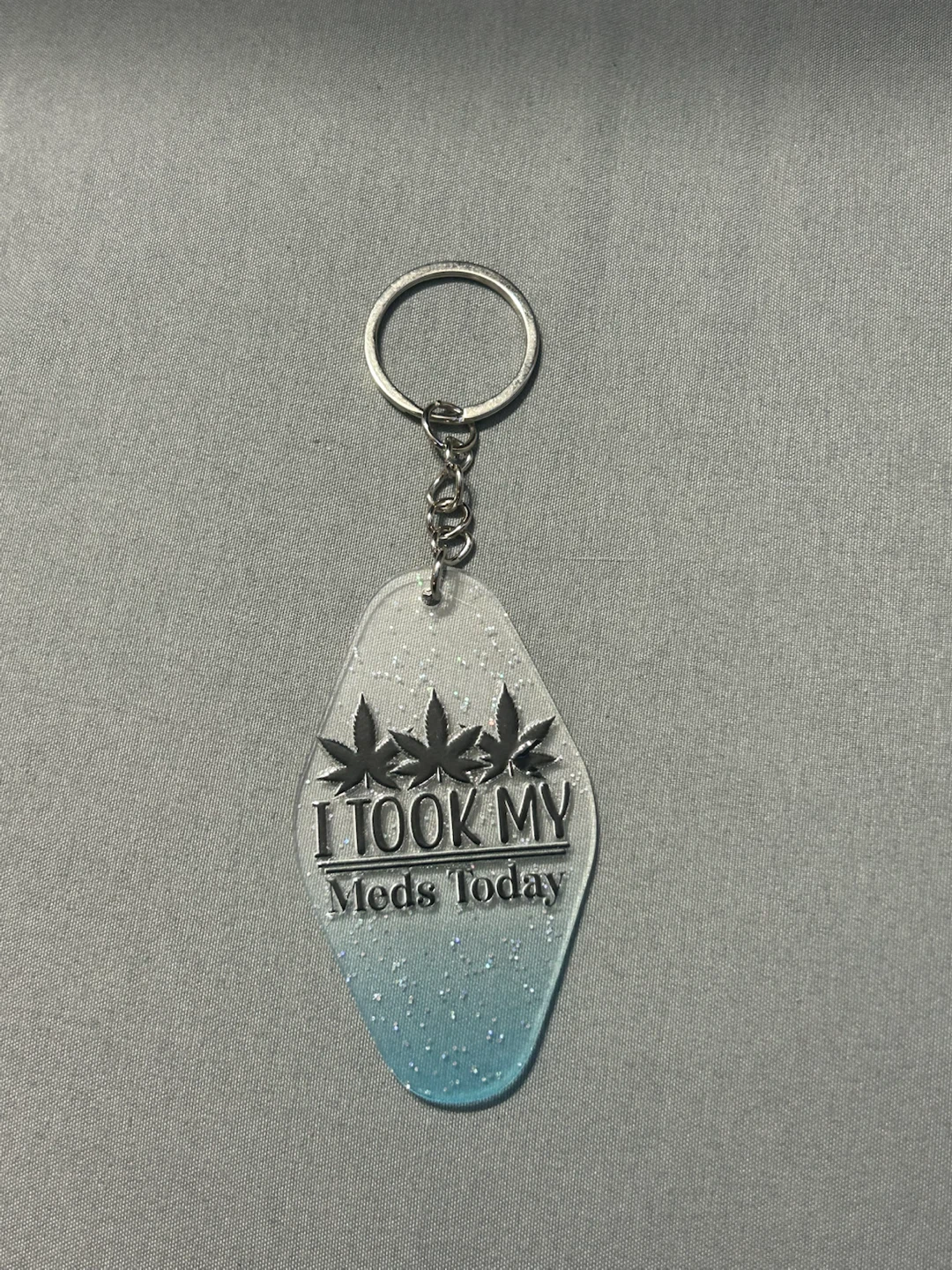 Set of 5 Novelty Motel-Style Keychains