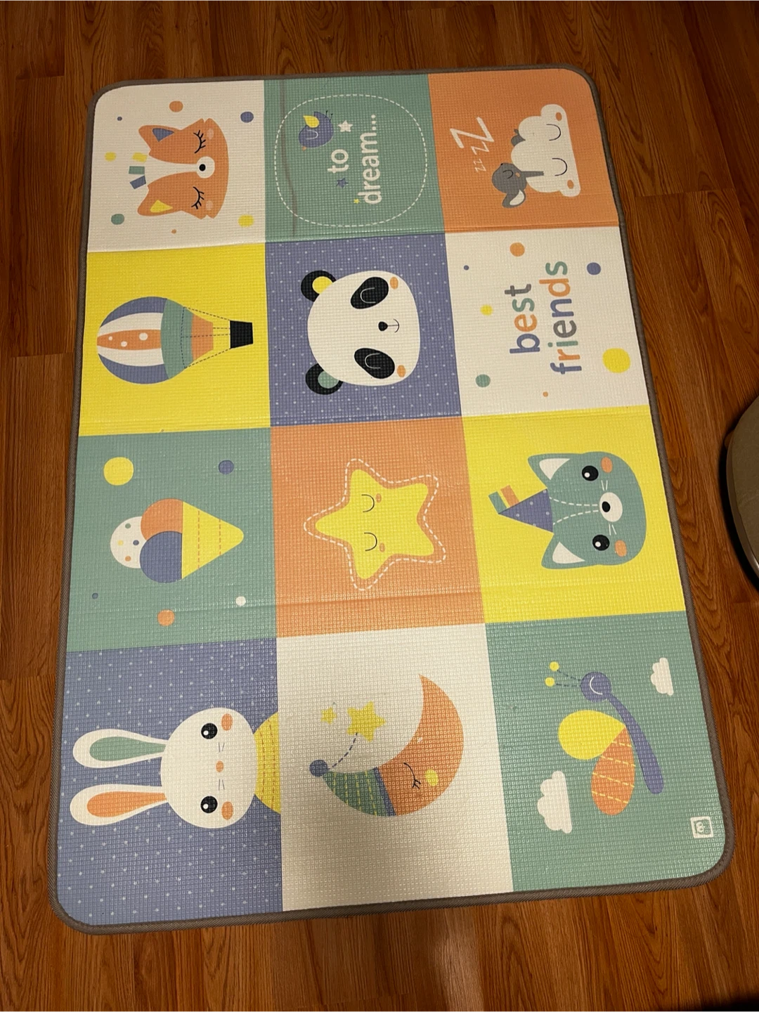 Baby Play Mat with Animal Prints