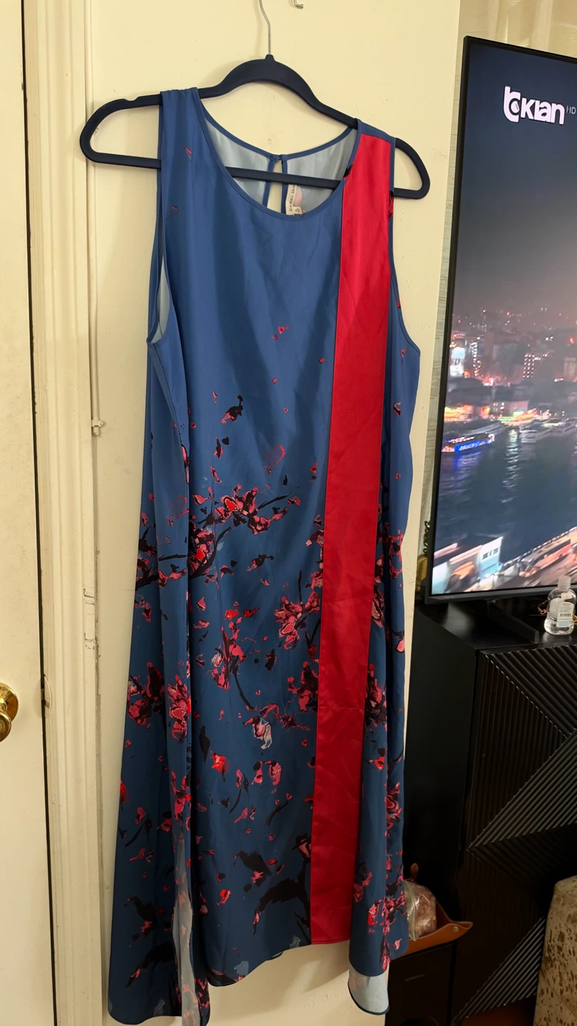 Rachel Roy Floral Sleeveless Dress XL