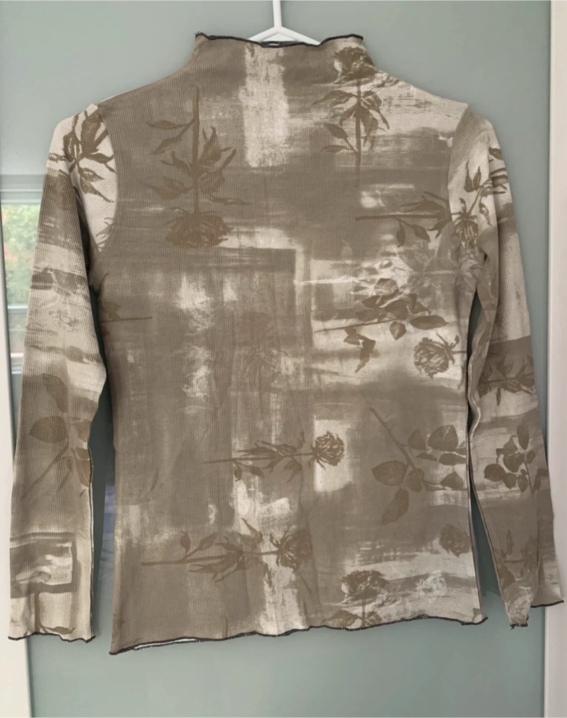 NWOT Floral Mock-Neck Layering Tops Set of 2 - photo 2
