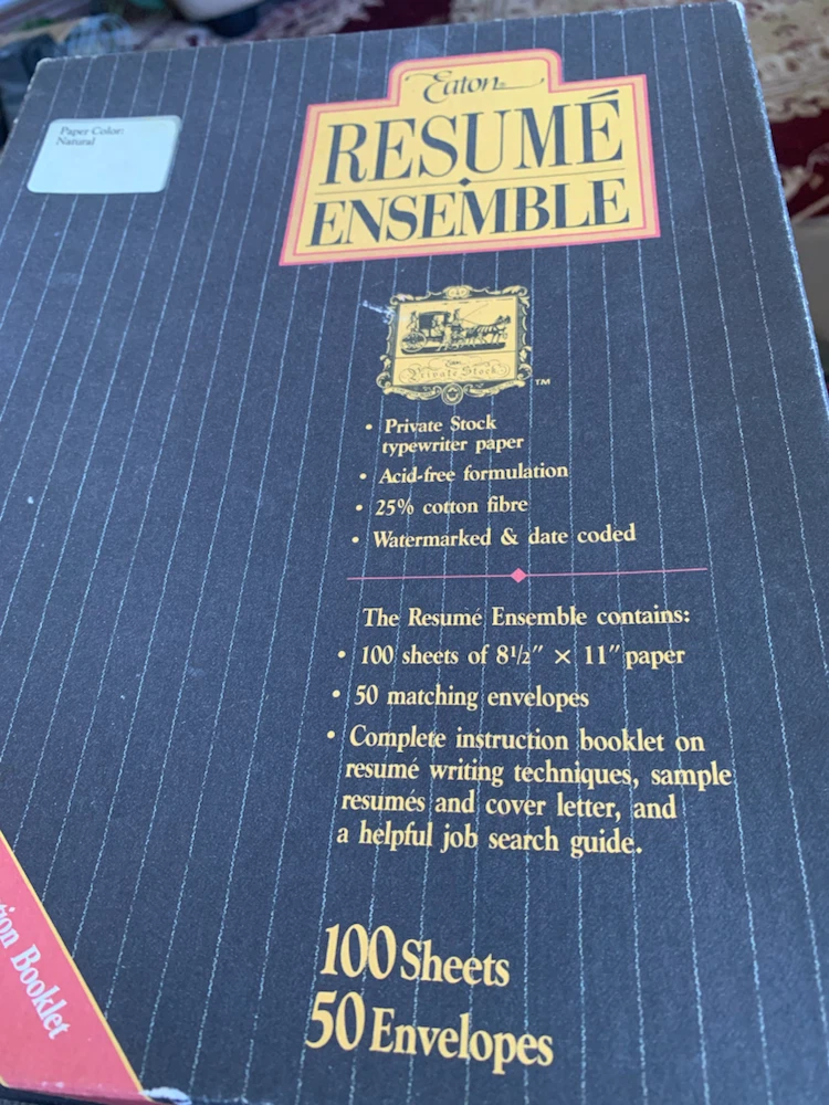 Eaton Resume Paper