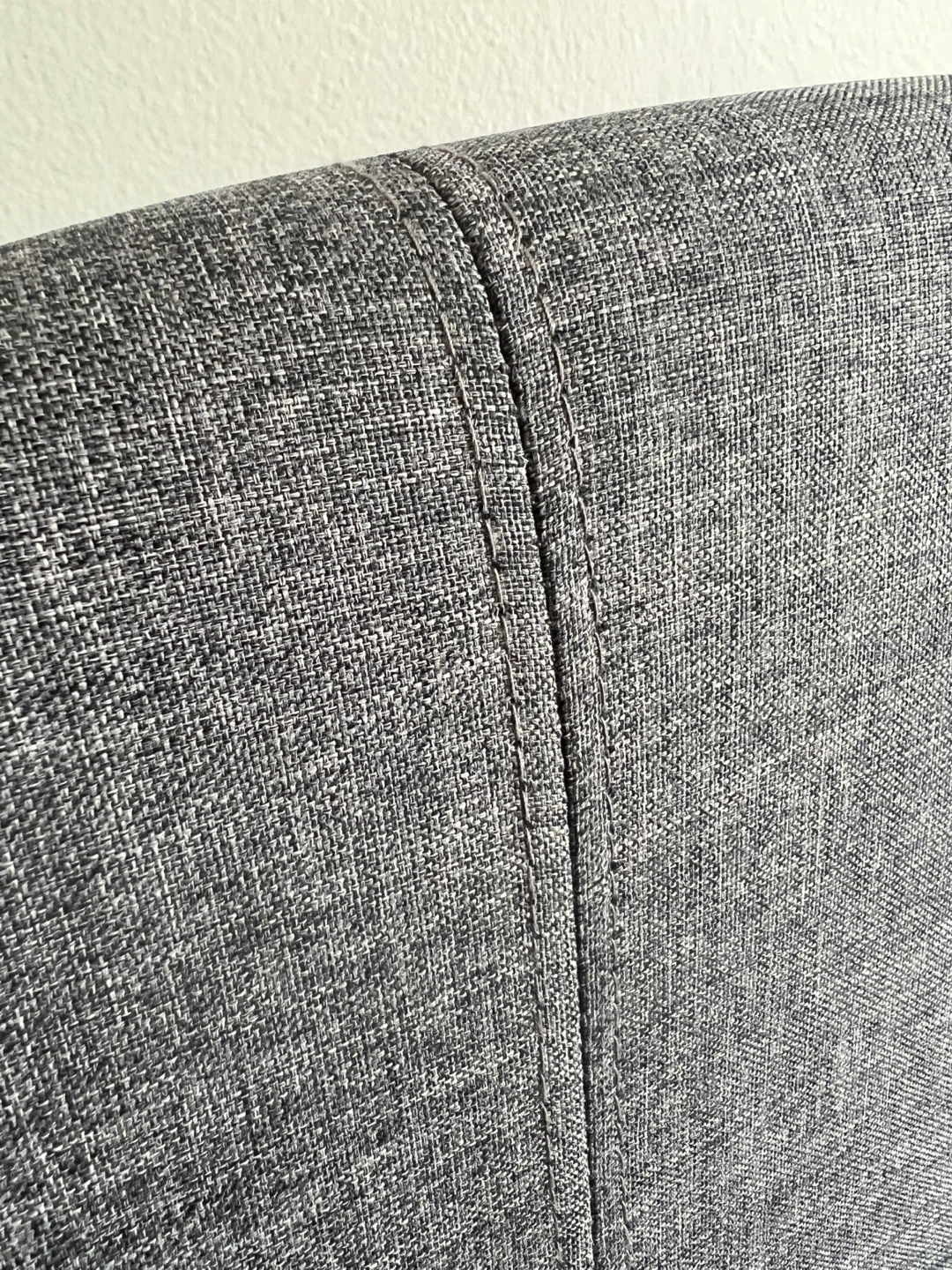 Grey Twin Upholstered Bed frame + Mattress - photo 3