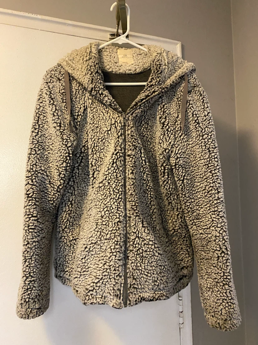 Sherpa Zip-Up Hoodie
