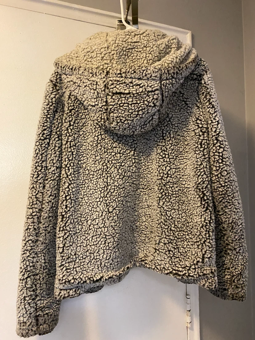 Sherpa Zip-Up Hoodie - photo 2