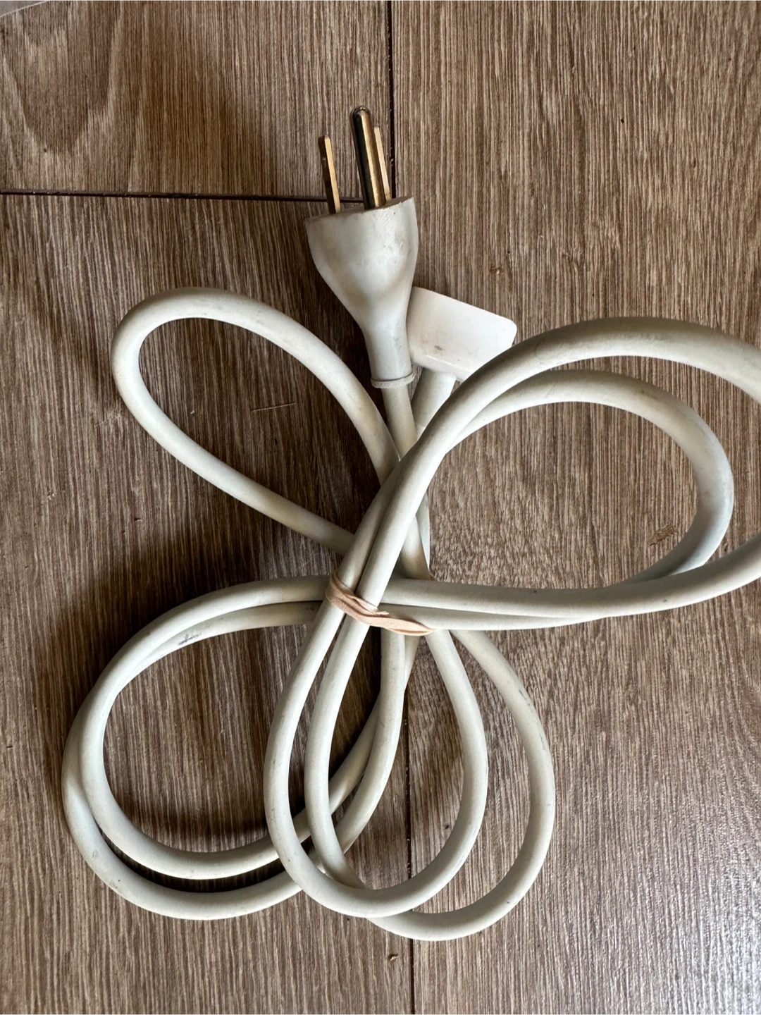 White 2-Prong Power Cord