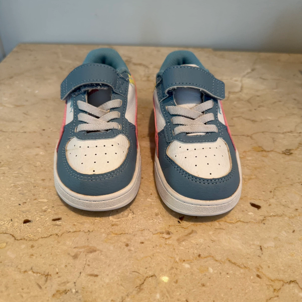 LOT of 7 pairs of brand name child size 7C shoes and sandals - photo 5