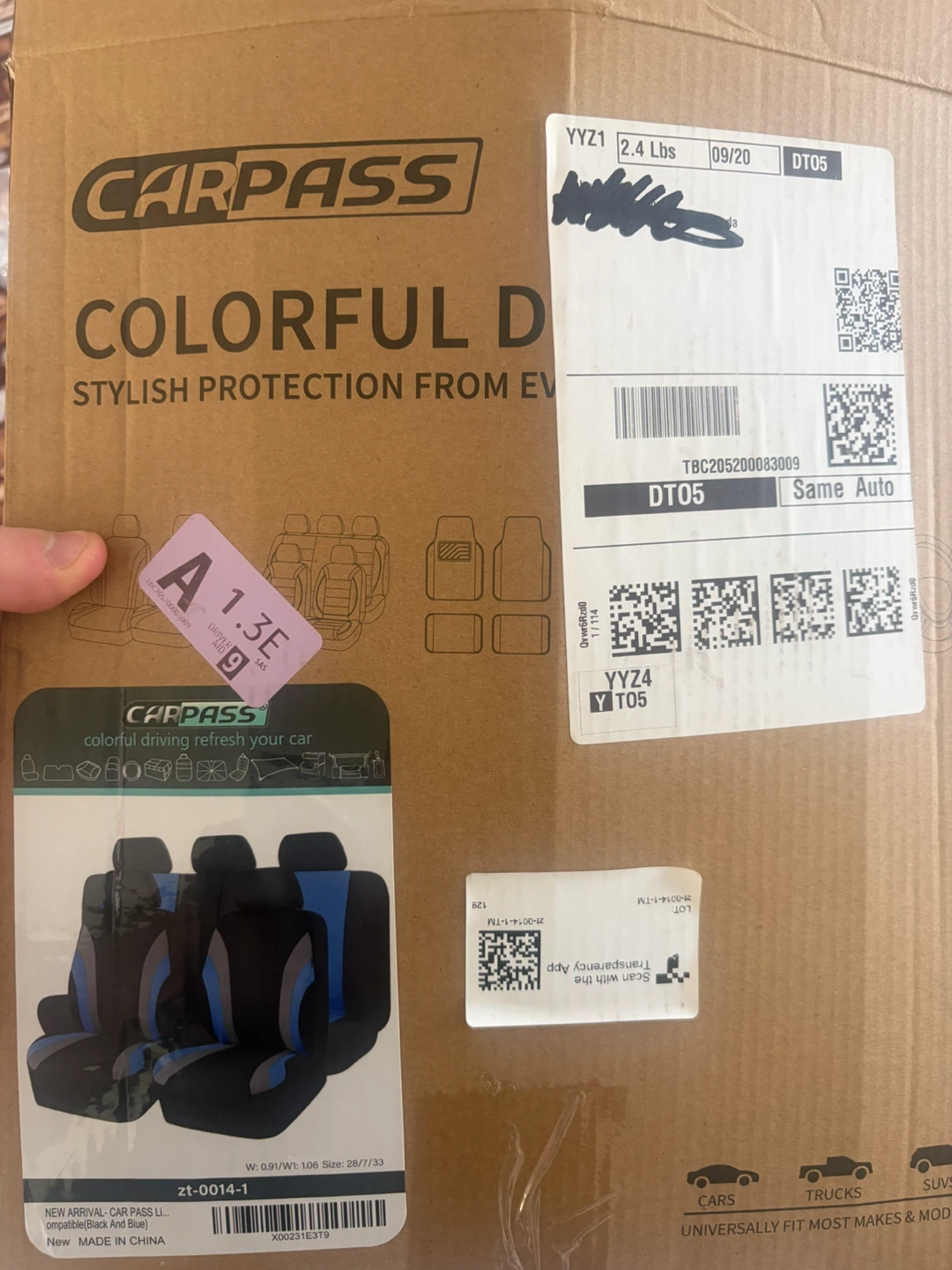 CARPASS Colorful Driving Seat Cover Set