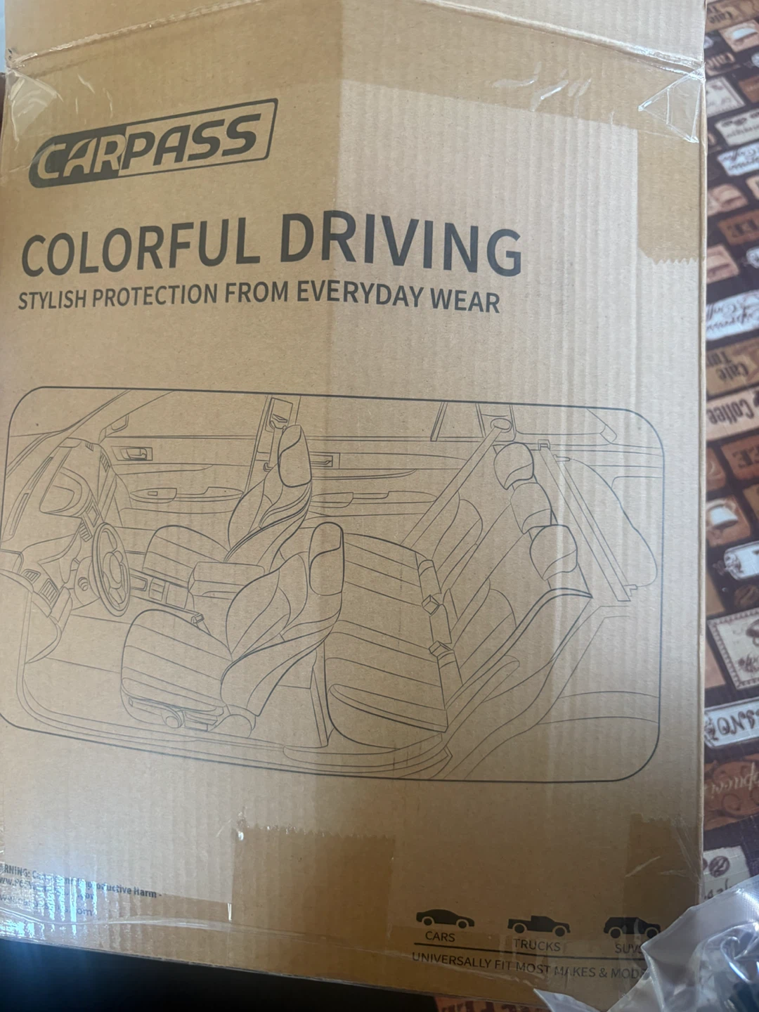 CARPASS Colorful Driving Seat Cover Set - photo 3